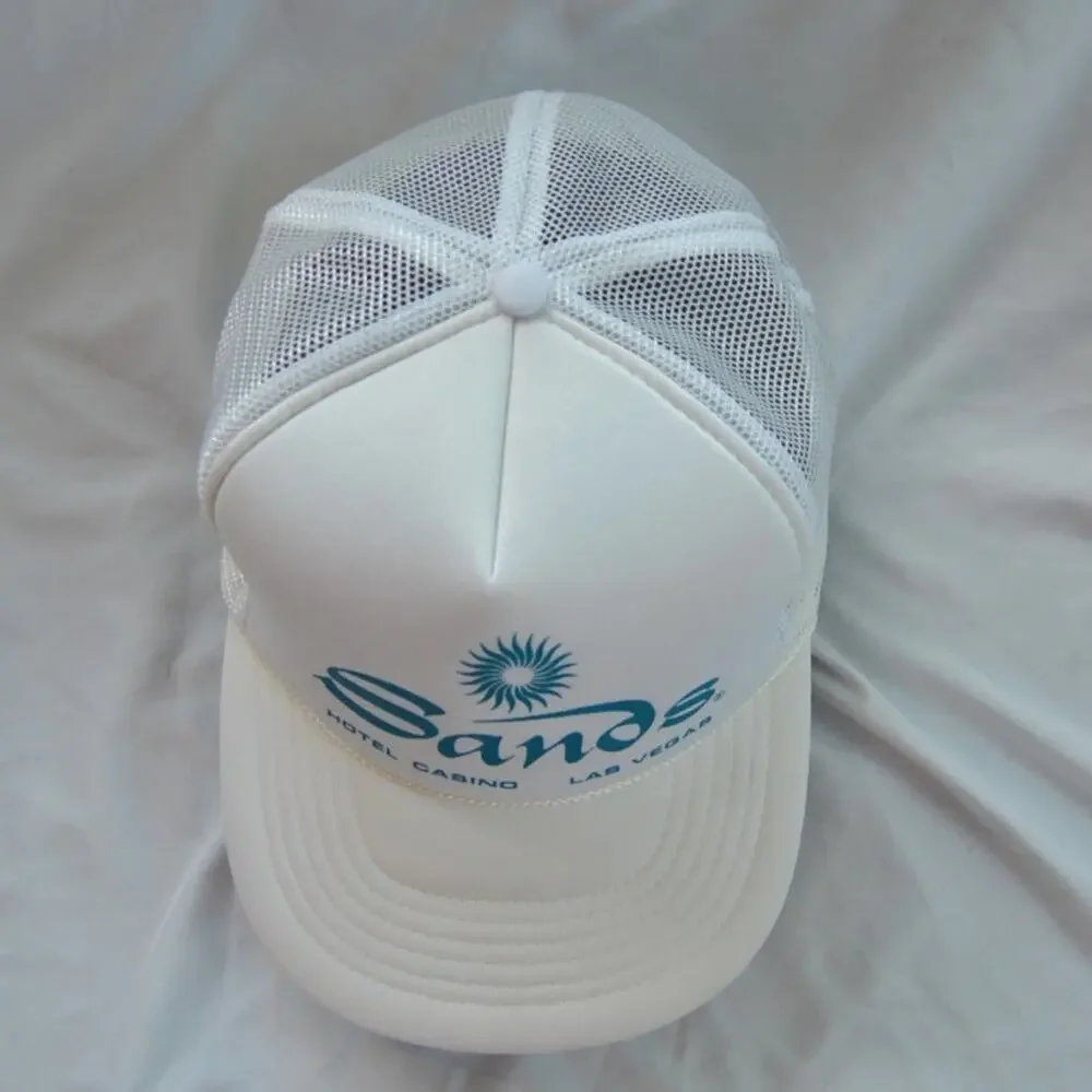 Sands Hotel Casino 90s Vintage Snapback Mesh Trucker Hat